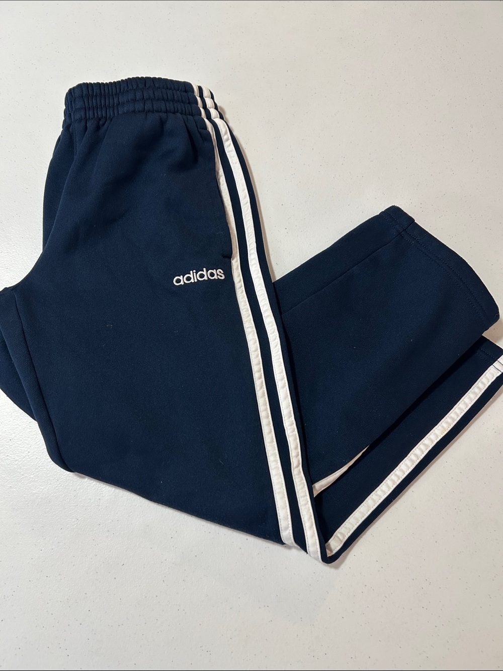 Adidas Boy’s Navy Sweatpants Size S (8)